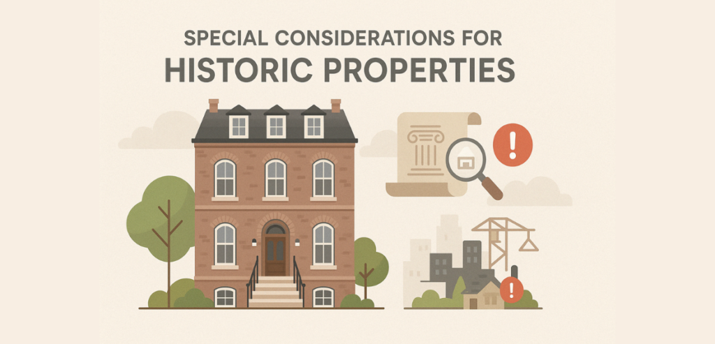 Special Considerations for Historic Properties