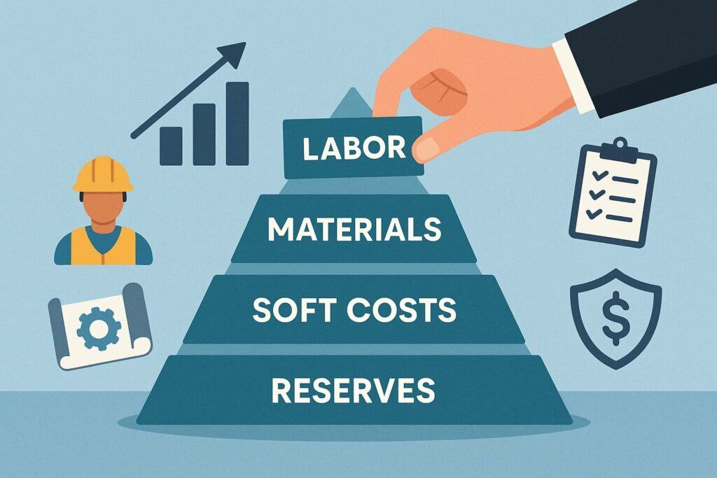 Build a Bottom-Up Budget: Labor, Materials, Soft Costs, and Reserves