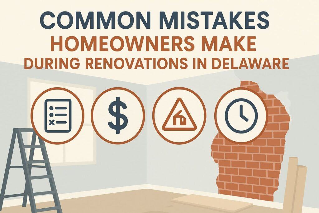 Common Mistakes Homeowners Make During Renovations in Delaware