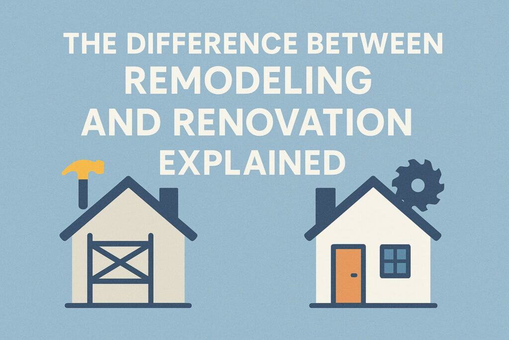 The Difference Between Remodeling and Renovation Explained