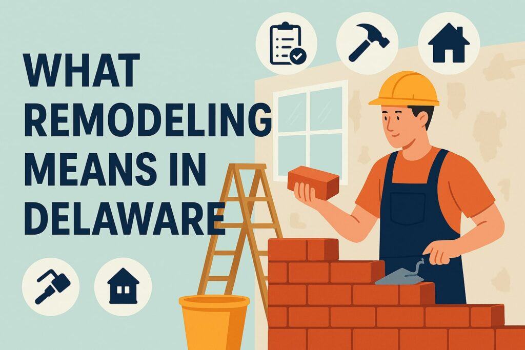 What “Remodeling” Means in Delaware