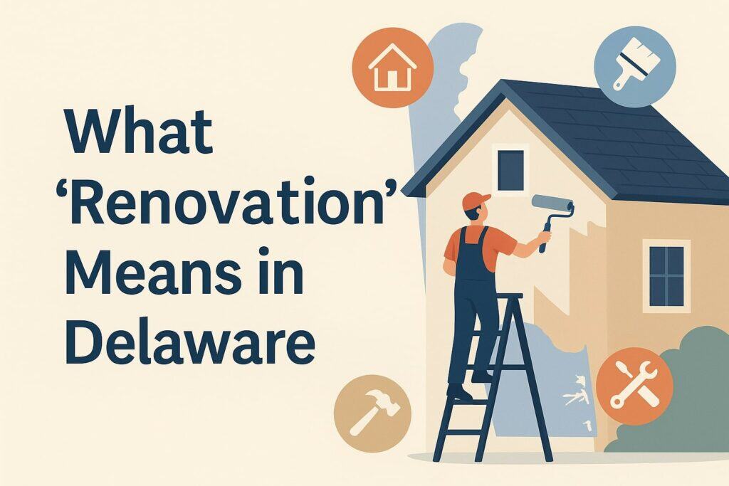 What “Renovation” Means in Delaware