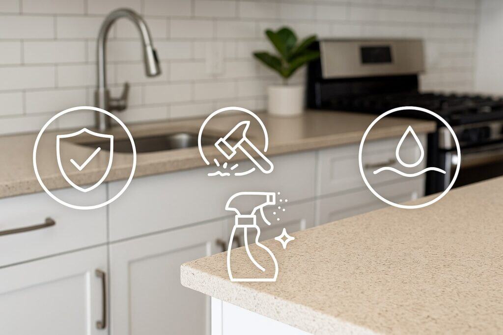 Durability and Maintenance of Quartz Countertops