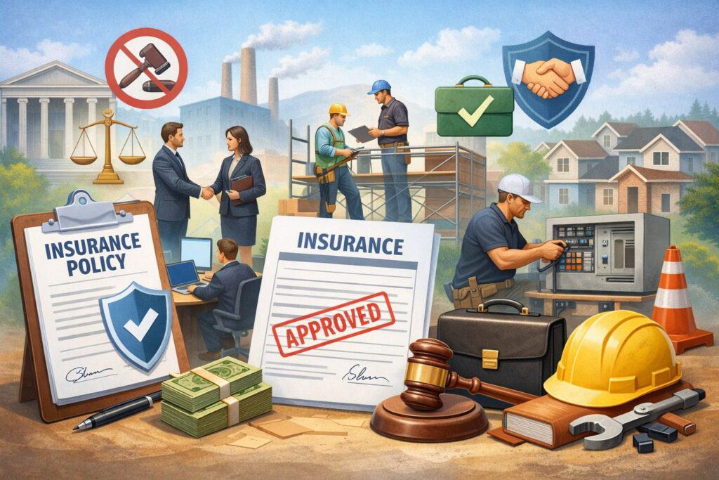 General Liability Insurance: Often “Not Required by Statute,” But Required to Get Hired