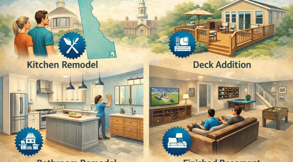 Most Popular Home Remodeling Projects for Delaware Homeowners
