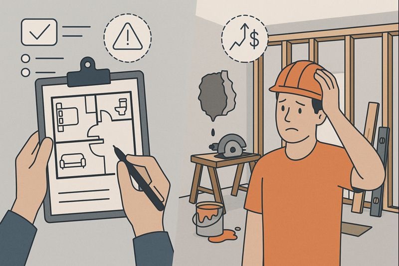 Planning and Scope Control: Where Most Home Renovation Mistakes Begin
