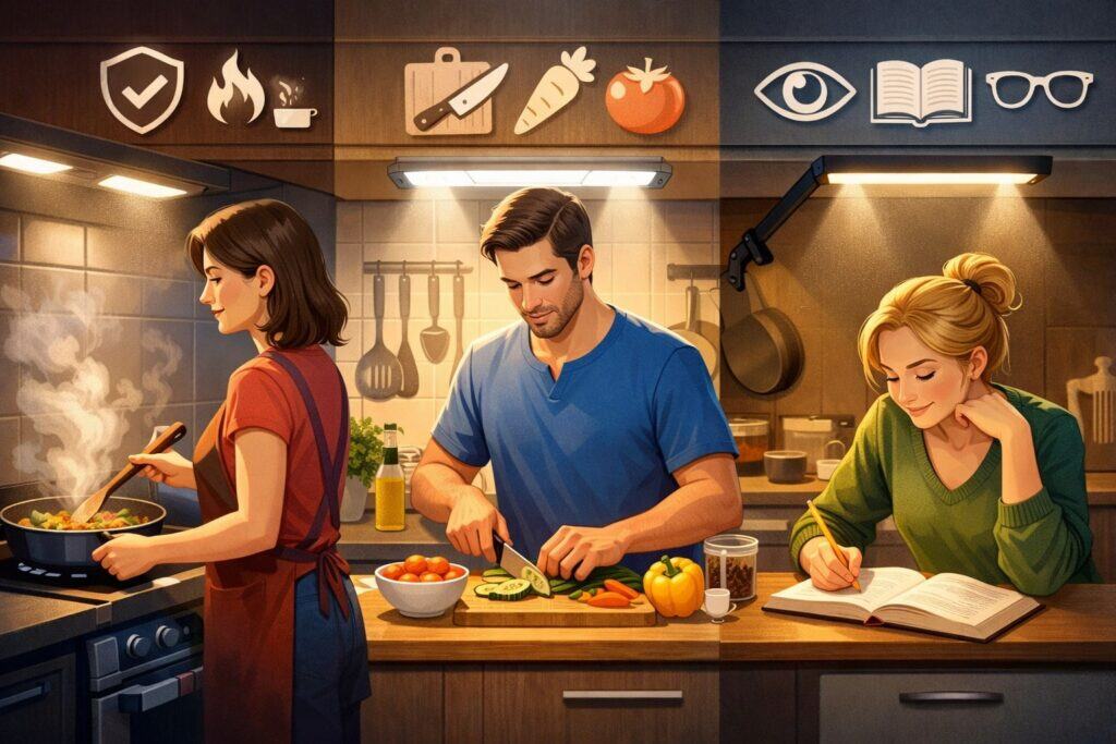 Task Lighting Ideas: Safer Cooking, Better Prep, Less Eye Strain