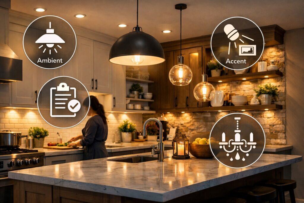 Understand Layered Lighting: The Foundation of Every Great Kitchen