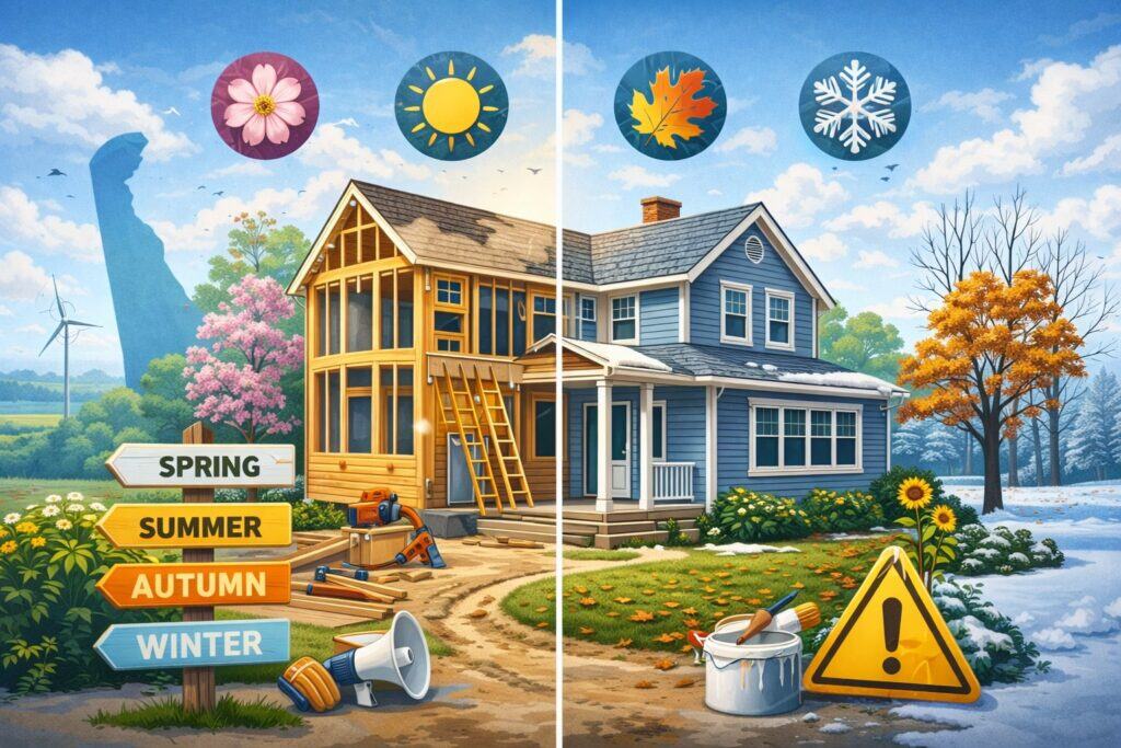 Best Time of Year to Renovate a Home in Delaware