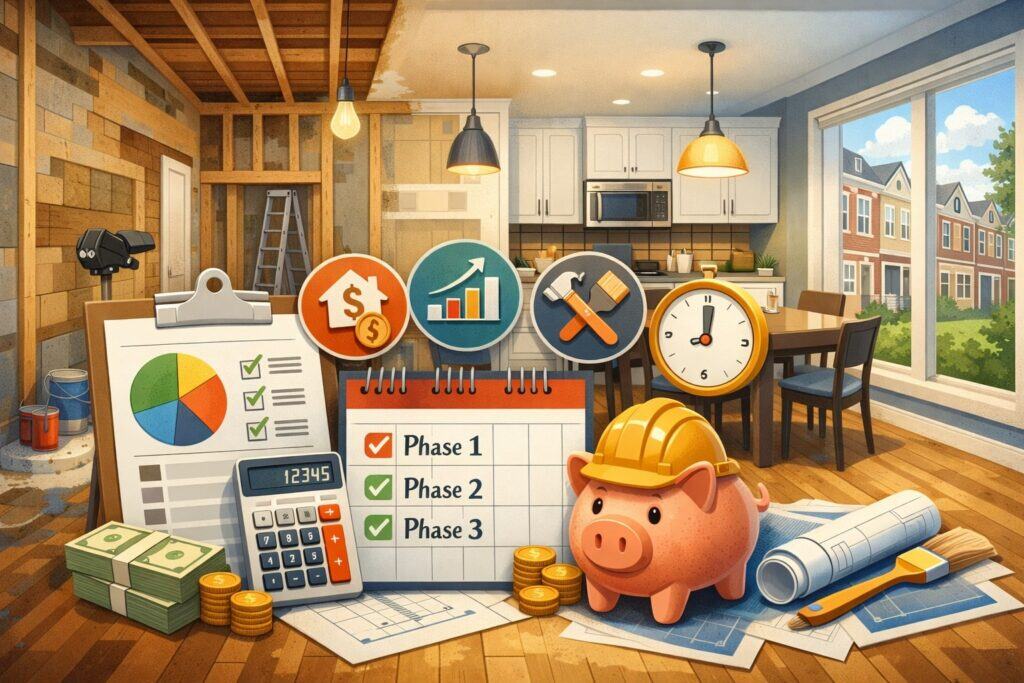 Budgeting and Phasing: The Smartest Way to Renovate a Delaware Townhome