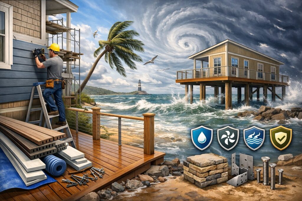 Coastal Renovations in Delaware: Salt Air, Wind, Floodwater, and the Materials That Hold Up