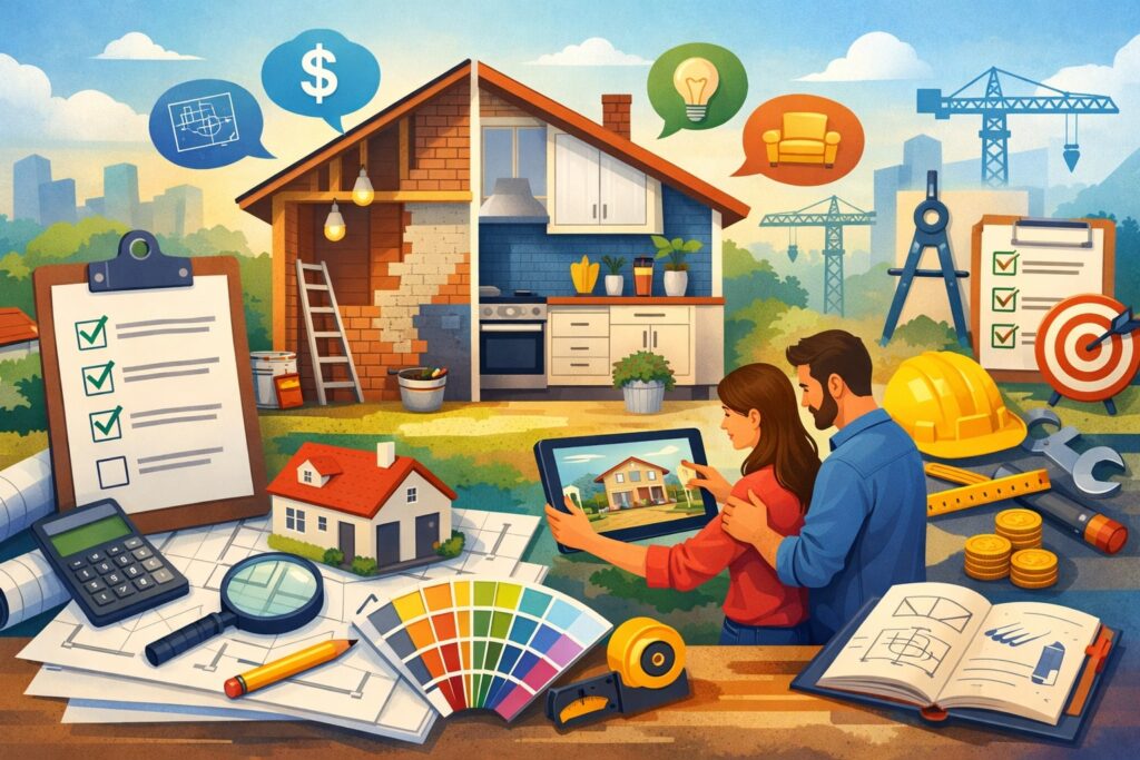 Define your renovation goals and scope the right way