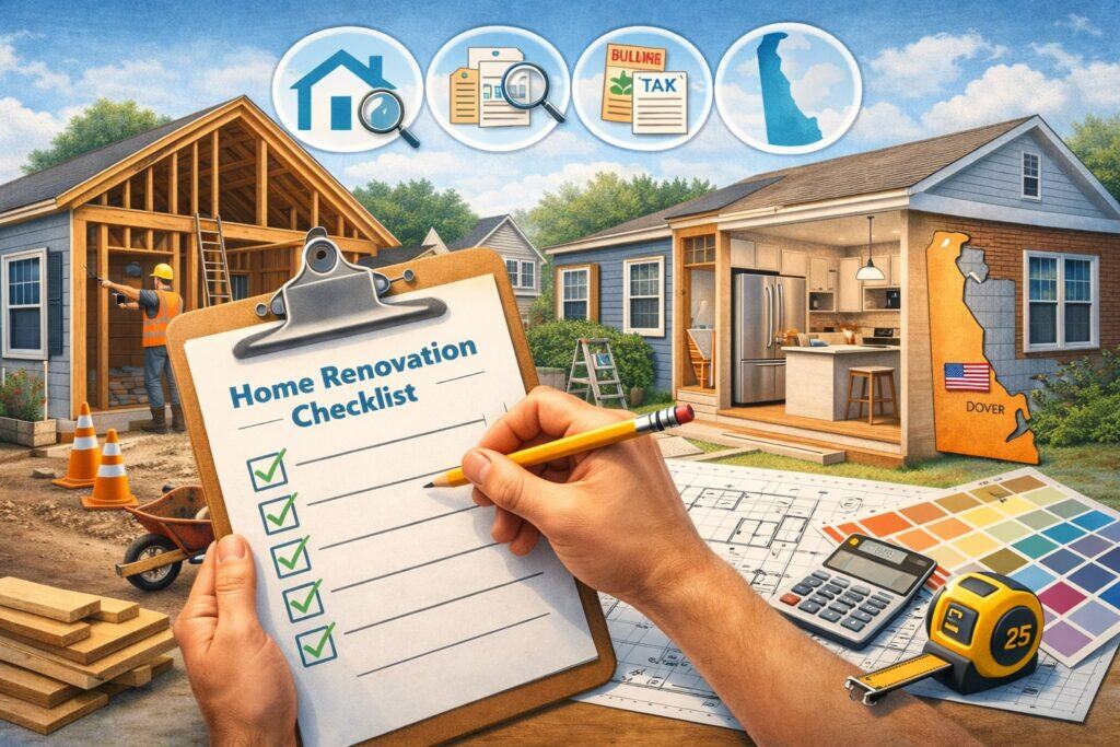 Home Renovation Planning Checklist for Delaware