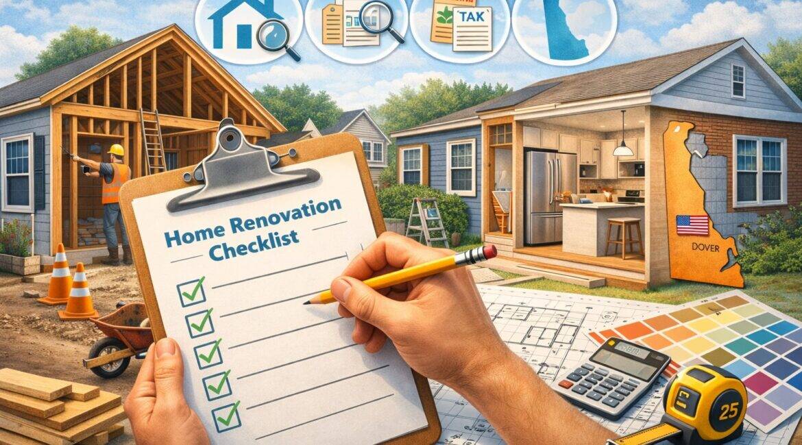 Home Renovation Planning Checklist for Delaware