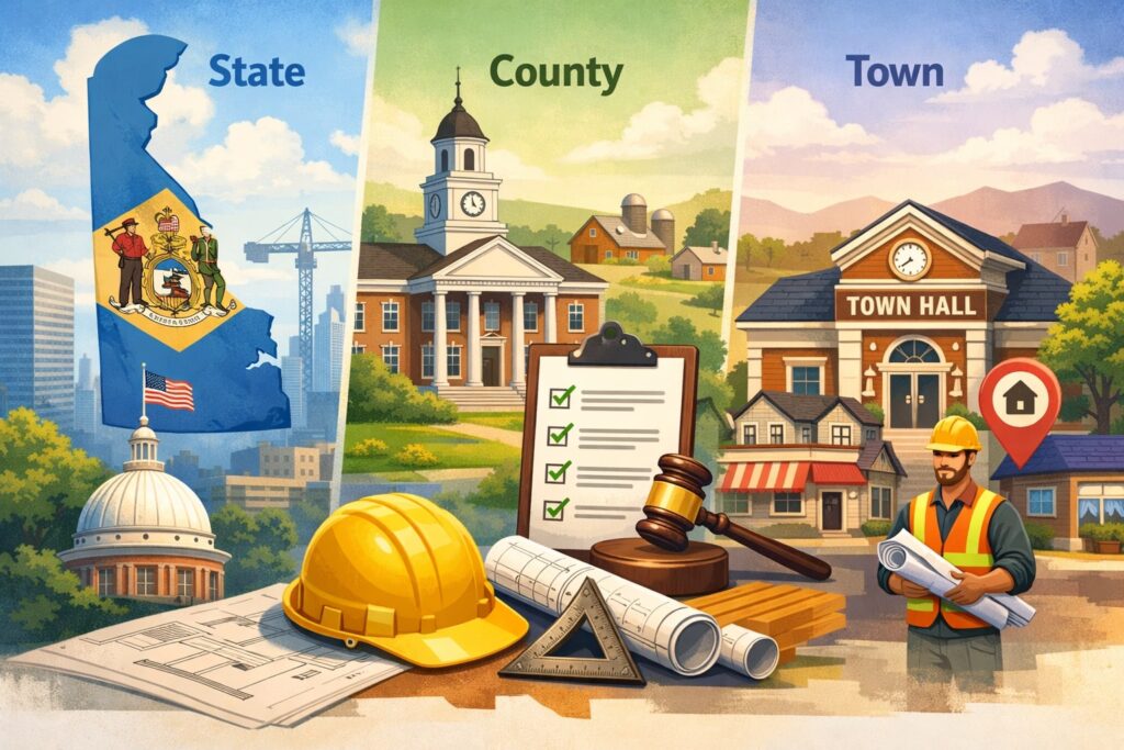 How Delaware Building Codes Are Set Up (State vs County vs Town)