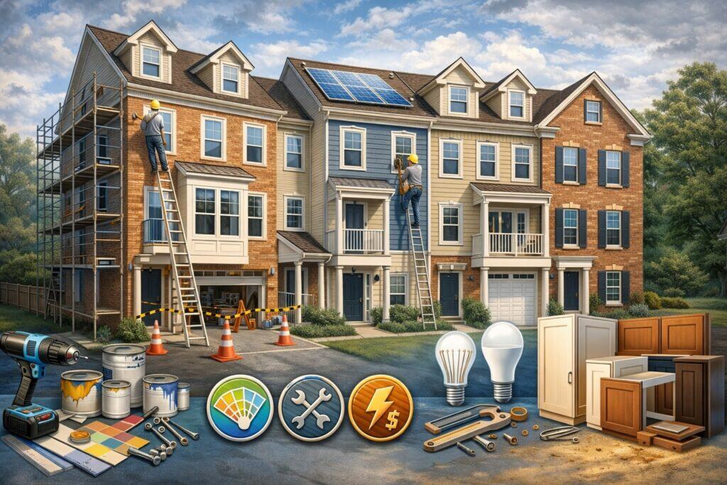 Renovation Tips for Delaware Townhomes