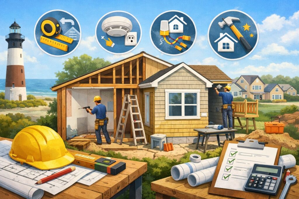 Residential Renovations Under Delaware Building Codes (IRC-Focused Projects)