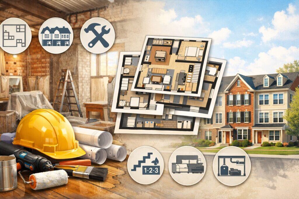 Understand Delaware Townhome Layouts and What They Mean for Renovation