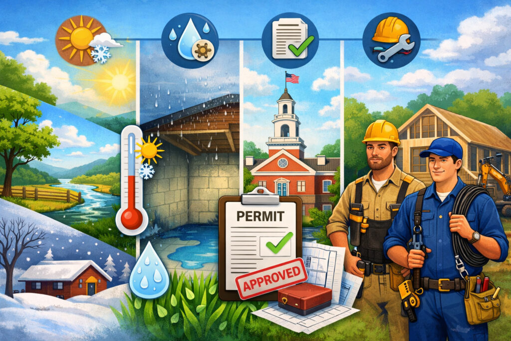 Delaware-Specific Considerations: Climate, Moisture, Permitting, and When to Hire Pros