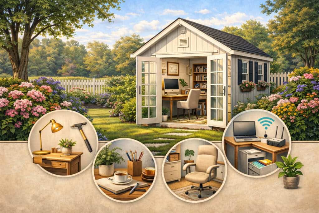 How to Turn Your Delaware Garden Shed into a Home Office