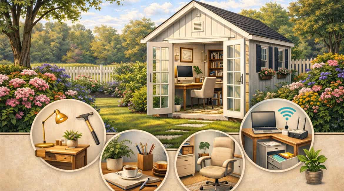 How to Turn Your Delaware Garden Shed into a Home Office