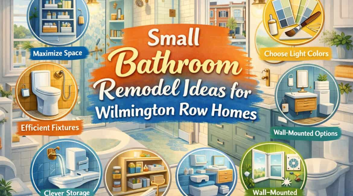 Small Bathroom Remodel Ideas for Wilmington Row Homes