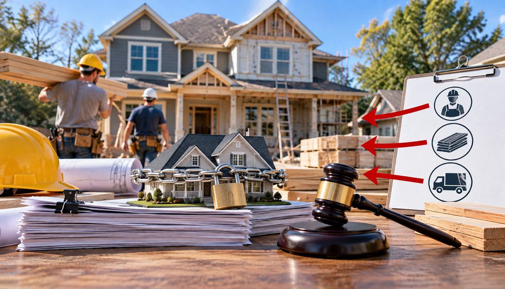 Unpaid subcontractor lien risk on a home renovation property