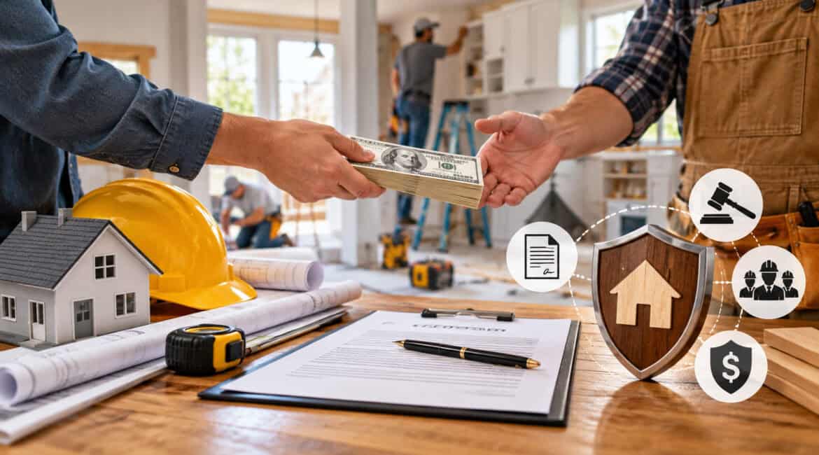 Delaware renovation deposit payment with lien waiver and homeowner protections